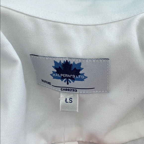 White Linen Button Up - Picture 2 of 3